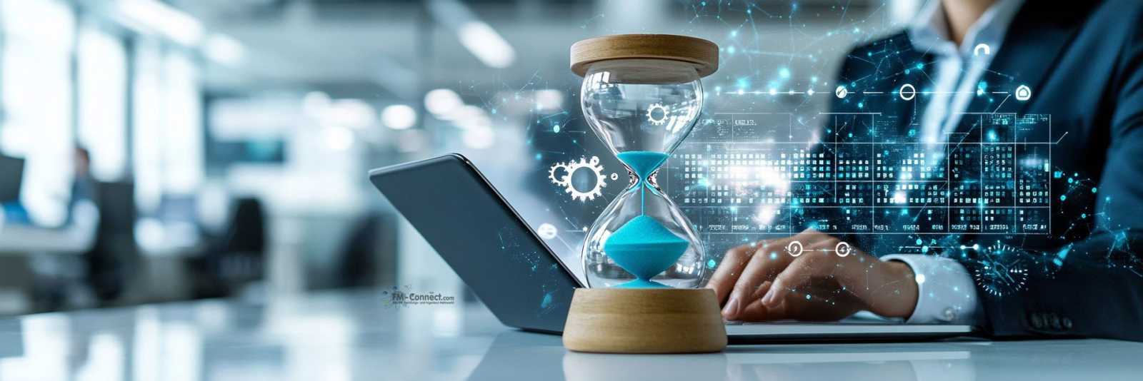 Zeitliche Übersicht Mitbestimmung im Facility Management mit symbolischer Timeline‑Darstellung